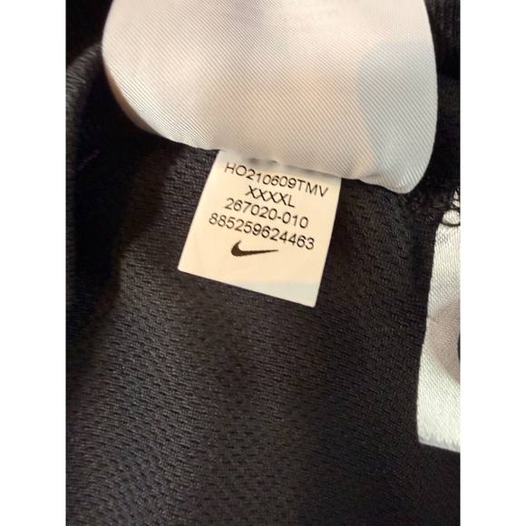 Men's Nike Black 4XL Polo Shirt Embroidered Logo Minimalist Normcore Athleisure - Picture 15 of 15